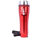 Halo Zoom Aluminum Adjustable Glowing Buttons LED Flashlight Strobe Function, Red