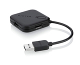 Belkin 4-Port Ultra Mini Hub USB 2.0, Black - F5U407
