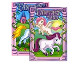 FANTASY LAND FOIL & EMBOSSED Coloring & Activity Book