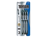 BAZIC Taylor Black Color Rollerball Pen (3/Pack)