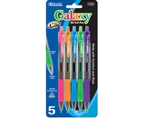 BAZIC Galaxy 5 Retractable Color Oil-Gel Ink Pen