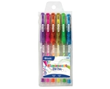 BAZIC 6 Fluorescent Color Gel Pen with Cushion Grip