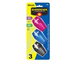 BAZIC Single Hole Sharpener with Receptacle (3/pack)