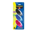 BAZIC Xtreme Oval Sharpener with Receptacle (3/Pack)