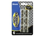 BAZIC Single Hole Metal Pencil Sharpener (6/Pack)