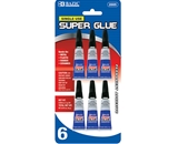 BAZIC 1 g / 0.036 Oz Single Use Super Glue (6/Pack)