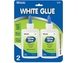 BAZIC 4 Oz. (118mL) White Glue (2/Pack)