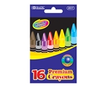 BAZIC 16 Color Premium Quality Crayon