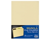 BAZIC 1/3 Cut Letter Size Manila File Folder (9/Pack)