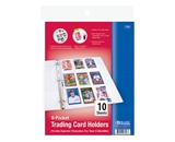 BAZIC Top Loading 9-Pockets Sports Card Holder (10/Pack)