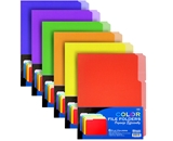 BAZIC 1/3 Cut Letter Size Color File Folder (6/Pack)