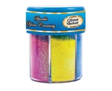 BAZIC 80g / 2.82 Oz. 6 Neon Color Glitter Shaker with PDQ