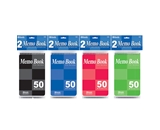BAZIC 50 Ct. 4 X 6 Top Bound Spiral Memo Books (2/Pack)