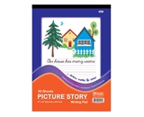 BAZIC 30 Ct. 9 X 12 Picture Story Pad