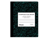 BAZIC 100 Ct. 5-1 Quad-Ruled Marble Composition Book