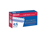 BAZIC #6 3/4 Self-Seal Security Envelope (55/Pack)
