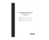 BAZIC 20 ct. 8.5 x 7 Manila Cover Composition Book