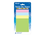 BAZIC 50 Ct. 3 X 3 Stick On Note (4/Pack)