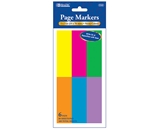 BAZIC 80 Ct. 1 X 3 Neon Page Markers (6/Pack)