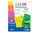 BAZIC 80 Ct. Multi Color Multipurpose Paper