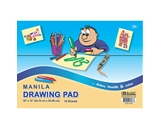 BAZIC 15 Ct. 18 X 12 Manila Drawing Pad