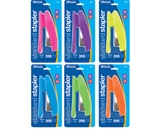 BAZIC Bright Color Standard (26/6) Stapler with 500 Ct. Staples