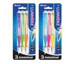 BAZIC Lumiere 0.7 mm Mechanical Pencil with Grip (3/Pack)