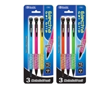 BAZIC Electra 0.7 mm Fashion Color Mechanical Pencil with Gel Grip (3/Pack)