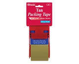BAZIC 1.88 X 800 Tan Packing Tape with Dispenser