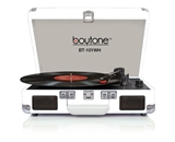 Boytone BT-101 Turntable Portable Suitcase Style Belt-Drive 3-speed with FM Radio Bu