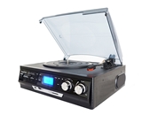 Boytone BT-17DJB MULTI RPM TURNTABLE WITH SD/AUX/USB/RCA/3.5mmCONNECTIVITY ENCODE VINYL & RADIO TO MP3 AND ENJOY MP3 OR WMA PLAYBACK ON USB OR SD.