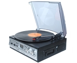 Boytone BT-17DJS-C MULTI RPM TURNTABLE WITH SD/AUX/USB/RCA/3.5mmCONNECTIVITY ENCODE VINYL, RADIO & CASSETTE TAPE TO MP3 AND ENJOY MP3 OR WMA PLAYBACK ON USB OR SD.