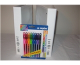 Simply 1 in Po Binder Reliure 200 Sheets (2 Pack) With Free Staedtler Ballpoint Pen,1.6mm Tip,RubberBarrel,8/PK,Assorted Bright