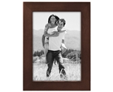 Malden Linear Wood 5-by-7-Inch Picture Frame, Walnut