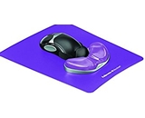 Fellowes 9183401 Gel Gliding Palm Support w/Mouse Pad, Purple