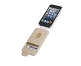 Kensington Portafolio Flip Wallet Case for iPhone 5 - 1 Pack,Coffee Snakeskin - K39611WW