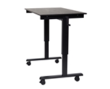 Luxor 48- Crank Adjustable Stand Up Desk Model Number- STANDCF48-BK/BO