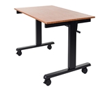 Luxor 48- Crank Adjustable Stand Up Desk Model Number- STANDCF48-BK/TK