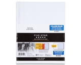 FiveStar 17102 Reinforced Filler Paper, 20-lb., College-Ruled, 11 x 8.5, White, 100 Sheets per Pack