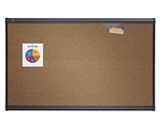Quartet B243G Prestige Colored Cork Bulletin Board, 3- x 2-, Graphite Finish Frame