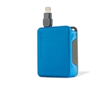 Scosche boltBOX Retractable Charge & Sync Cable for Lightning Devices, Blue - I2BOXBL