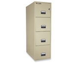 Sentry 4T3131 4 Drawer 31- Deep Fire And Water Resistant Vertical Letter File