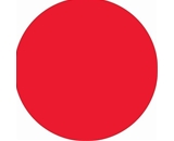 Shoplet Select Fluorescent Red Inventory Circle Labels Shpdl614g