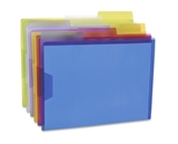 Poly Document Case - Assorted Colors - 6/BX
