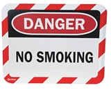 Sign Holder, Magntc, Danger No Smoking, PK2