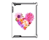 Uncommon LLC Margaret Berg Mixed Floral Heart Deflector Hard Case for iPad 2/3/4 (C0050-SU)