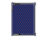 Uncommon LLC Country Navy Dots Deflector Hard Case for iPad 2/3/4 (C0050-ZL)