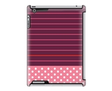 Uncommon LLC Stripe Dot Pink Deflector Hard Case for iPad 2/3/4 (C0050-XZ)