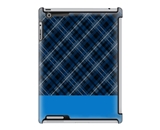 Uncommon LLC Navy Plaid Blue Deflector Hard Case for iPad 2/3/4 (C0010-GM)