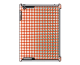 Uncommon LLC Deflector Hard Case for iPad 2/3/4, Dots Grid Orange (C0010-LU)